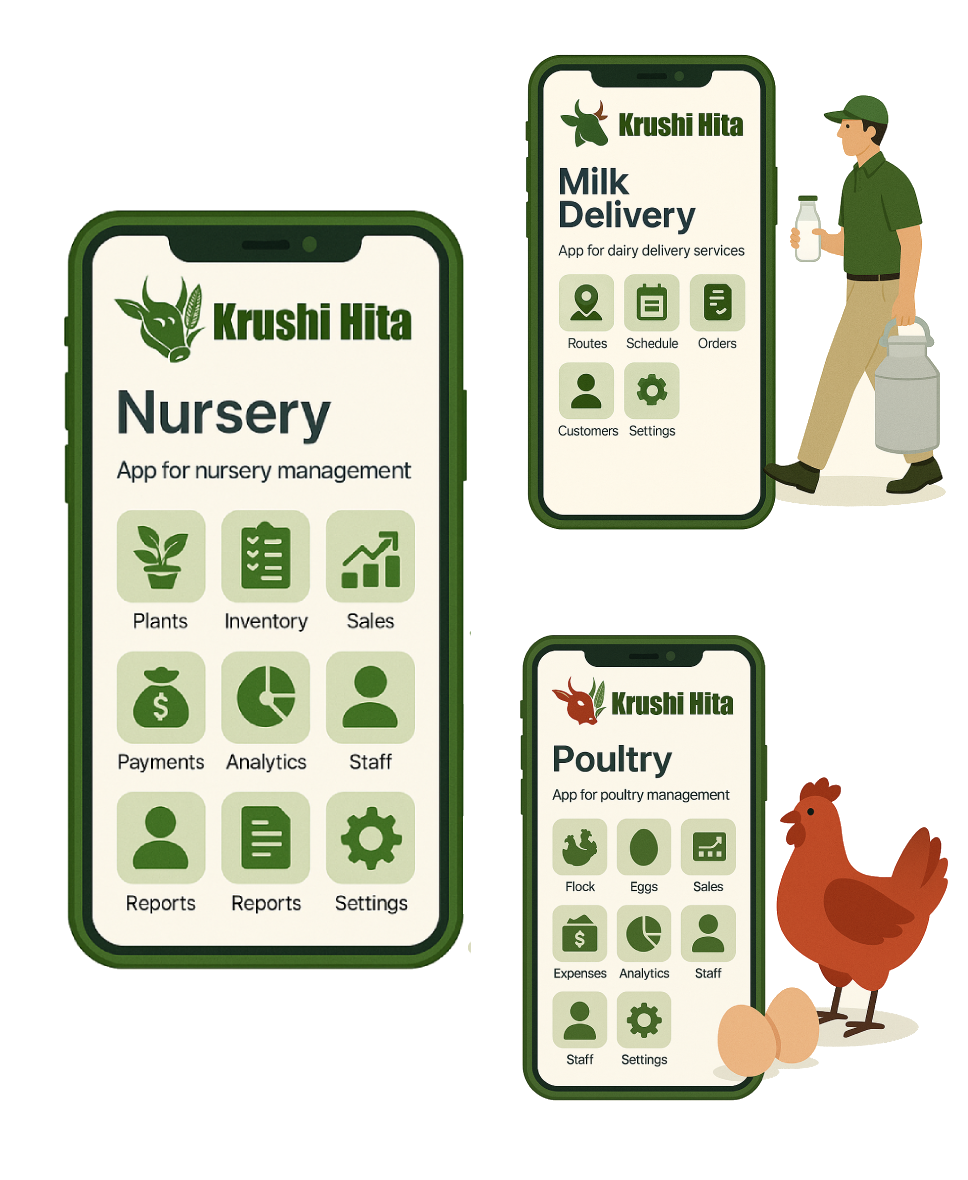 App screens